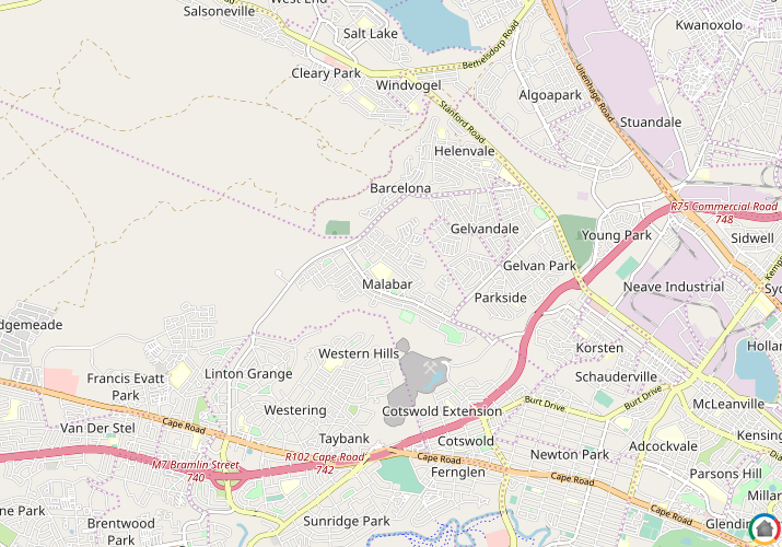 Map location of Malabar